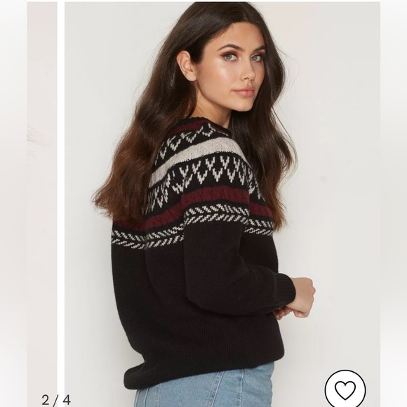Anine Bing wool Fair Isle sweater size L - Picture 4 of 10